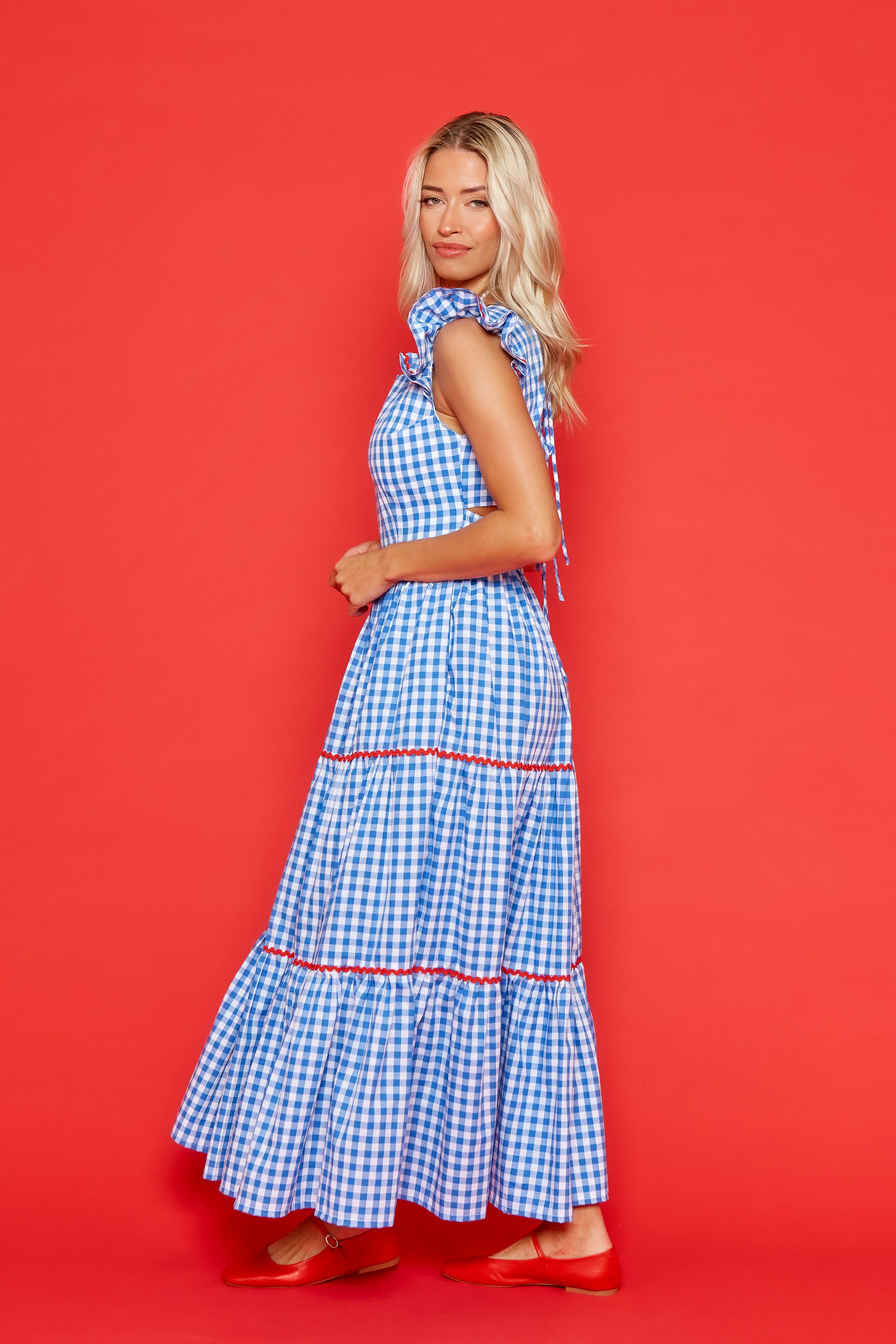 Dorothy Dress Blue Gingham